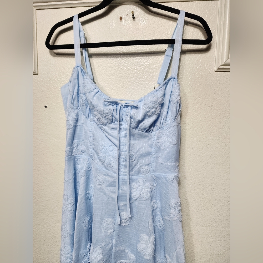 Lulu's Light Blue Midi Dress - Picture 8 of 11